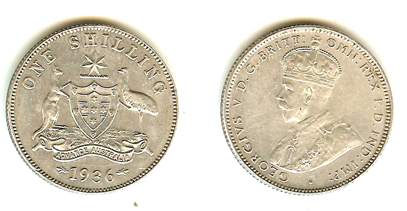 Australian Shilling 1936 AU+